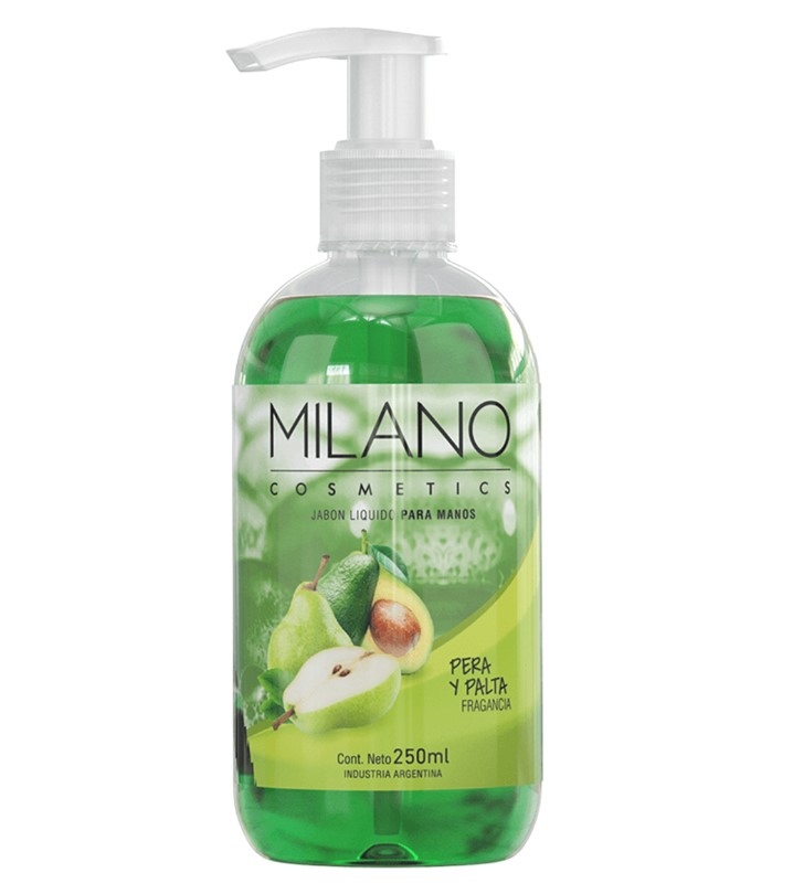 Jabón Liquido P/Manos MILANO PERA Y PALTA 250 ml