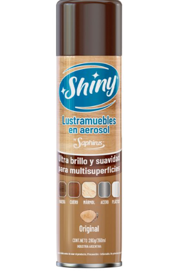 Lustramuebles Multisuperficies en aerosol SHINY