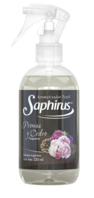 Aromatizante Textil SAPHIRUS PEONIAS Y CEDRO 250 ml