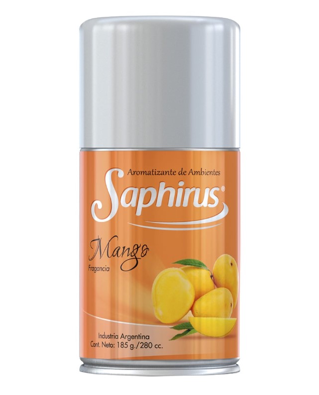 Aromatizador de Ambientes en Aerosol Saphirus MANGO