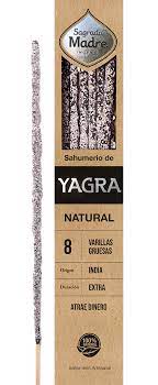 Sahumerio Sagrada Madre NATURAL YAGRA 8 un.