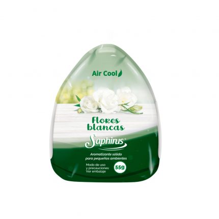 Aromatizante Solido Air Cool FLORES BLANCAS 55 gr