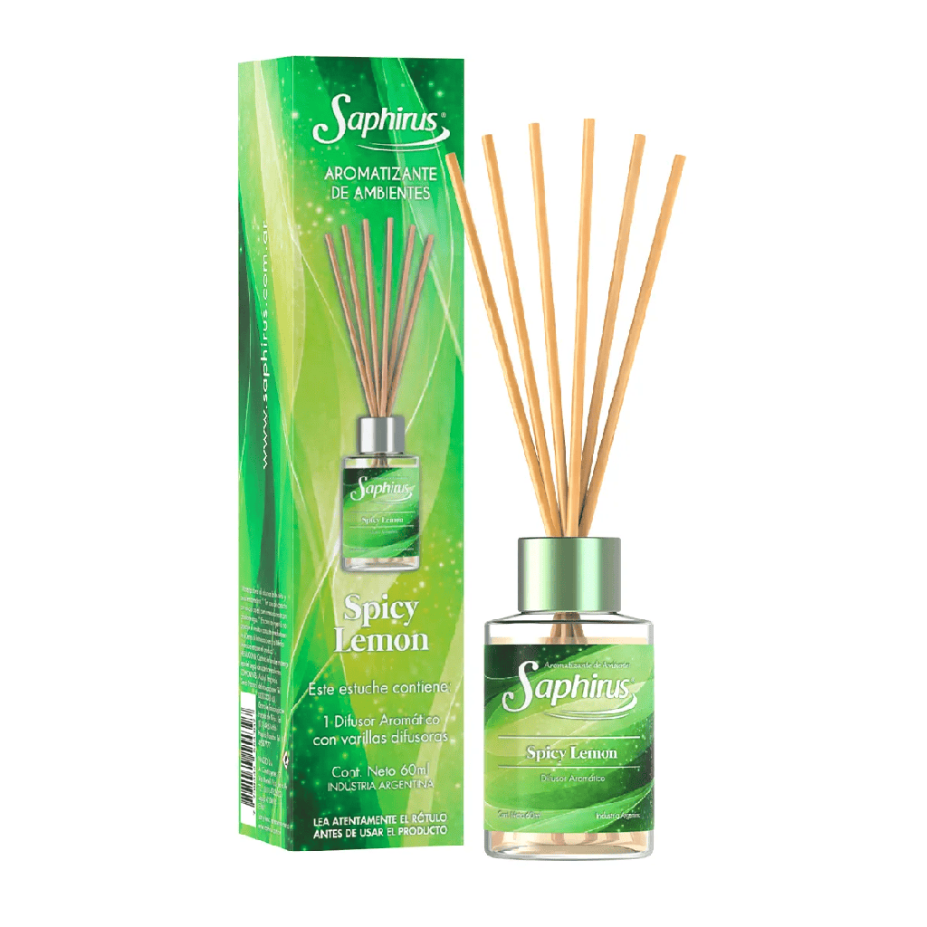 DIFUSOR AROMATICO 60 ML. SPICY LEMON