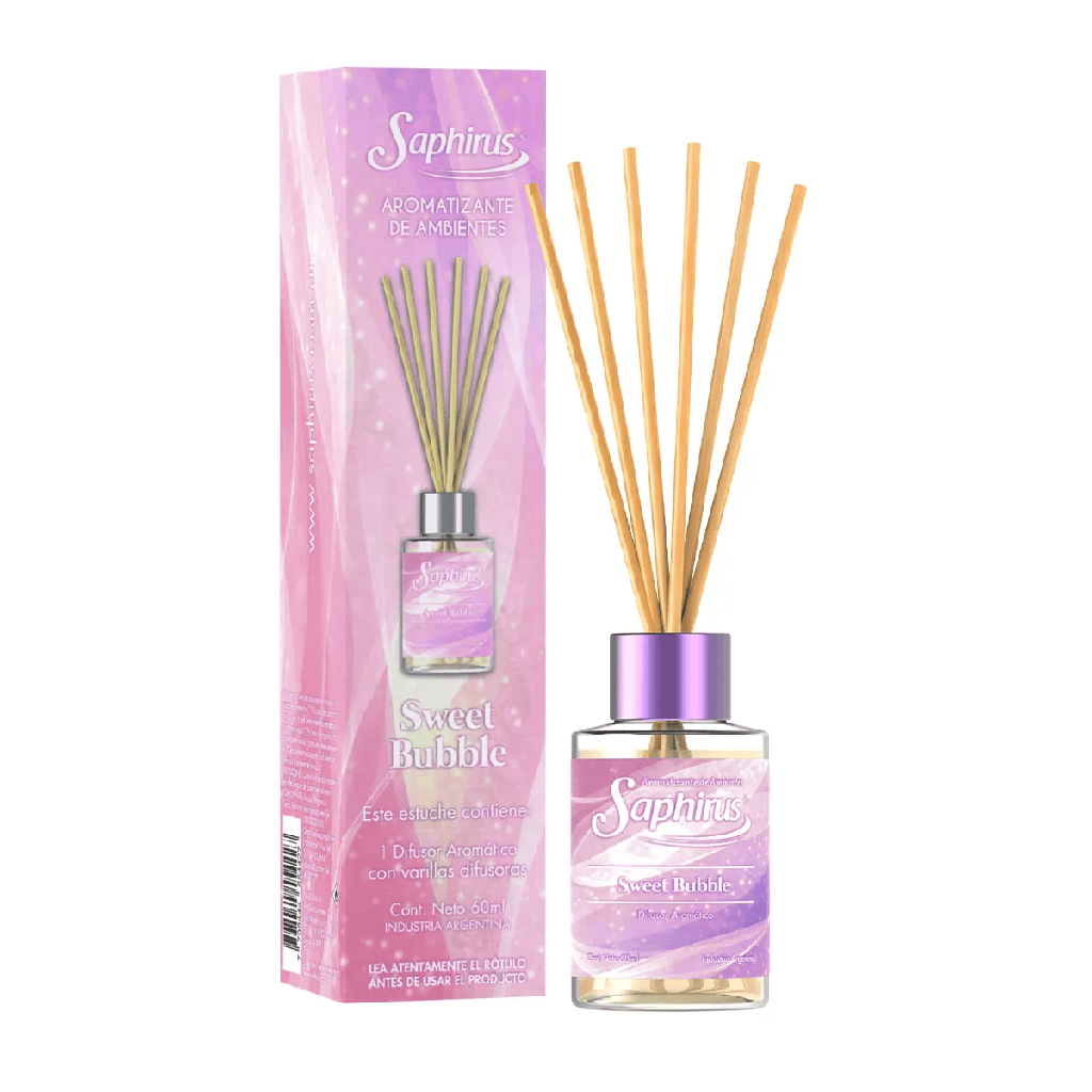 DIFUSOR AROMATICO 60 ML. SWEET BUBBLE