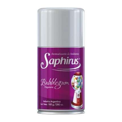 Aromatizador de Ambientes en Aerosol Saphirus BUBBLEGUM