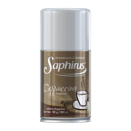 Aromatizador de Ambientes en Aerosol Saphirus CAPPUCCINO