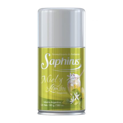 Aromatizador de Ambientes en Aerosol Saphirus MIEL Y LIMON