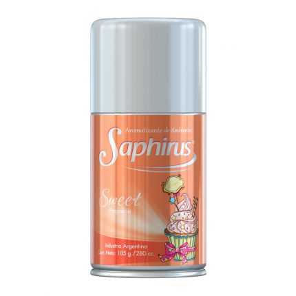 Aromatizador de Ambientes en Aerosol Saphirus SWEET