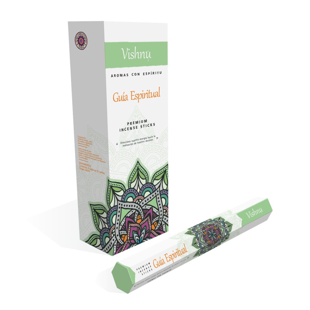 Sahumerio VISHNU GUIA ESPIRITUAL x 20 un.