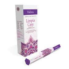 Sahumerio VISHNU LIMPIACASA x 20 un.