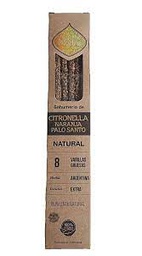 [SIN-06] Sahumerio Sagrada Madre NATURAL CITRONELLA NARANJA 8 un.