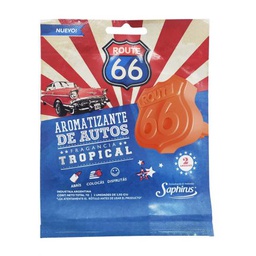 [RT-03] Aromatizador de auto Ruta 66 TROPICAL
