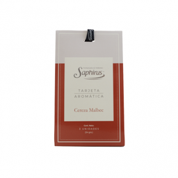 [TA-06] Tarjeta Aromatica CEREZA Y MALBEC x 3 un.