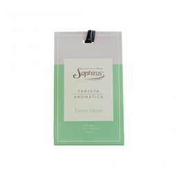 [TA-05] Tarjeta Aromatica LIMA Y MENTA x 3 un.