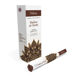 [SV-13] Sahumerio VISHNU MADERAS DE ORIENTE x 20 un.